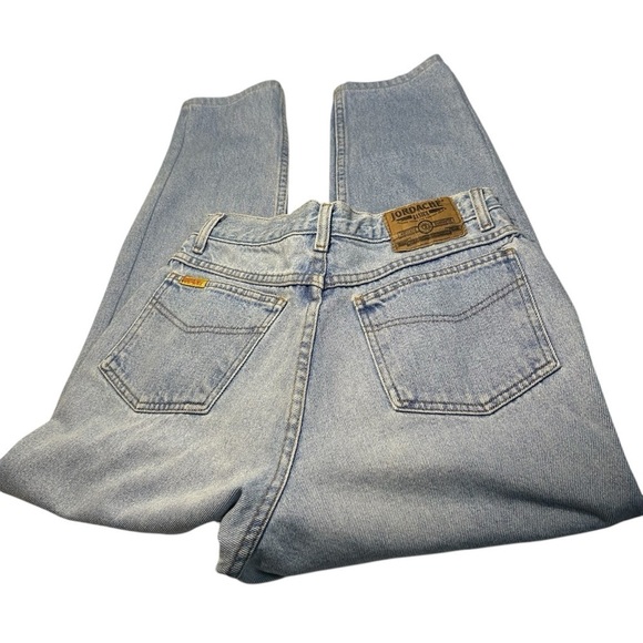 JORDACHE Wide Leg Tapered High Waisted Jeans Sz 12 - Picture 5 of 14